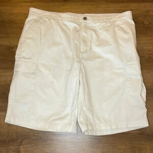 Boca Island Wear Men’s 40 Cream Ivory Cargo Shorts